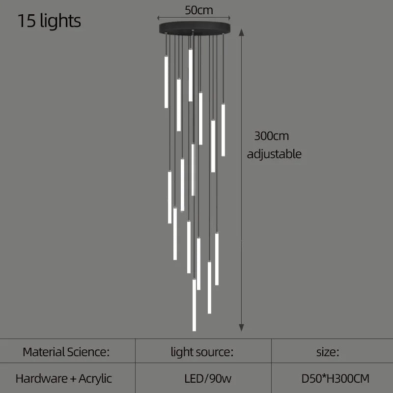 Warm light Metal Pendant Light, catalog view 17
