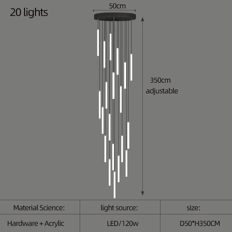 Warm light Metal Pendant Light, catalog view 14