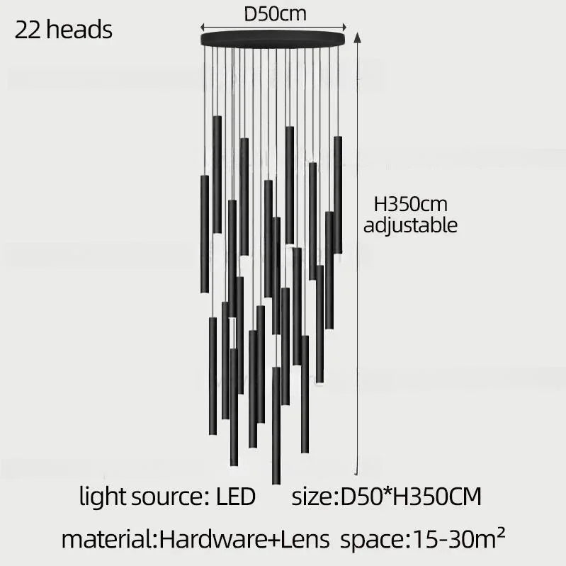 Warm White Hardware+Acrylic Pendant Light, catalog view 8