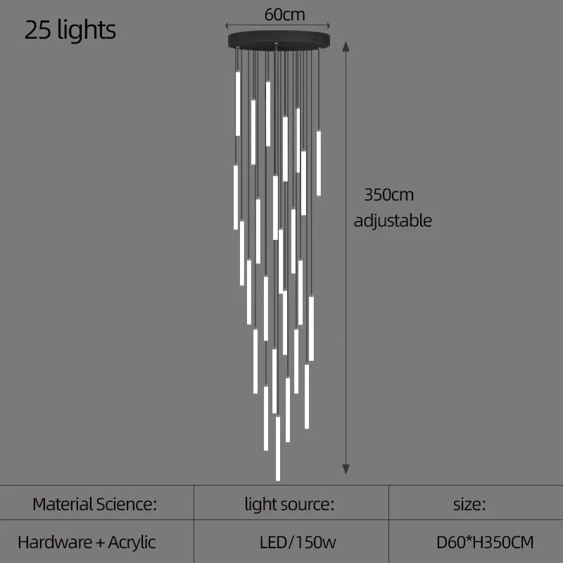 Warm light Metal Pendant Light, catalog view 18