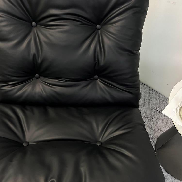 Réplique de la chaise longue style Barcelona | Ensemble chaise et ottoman