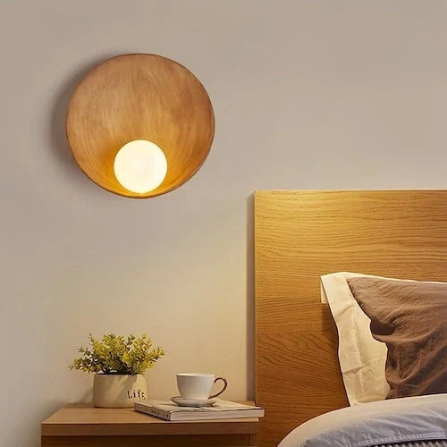 Brown Resin Wall Sconce — product view 1