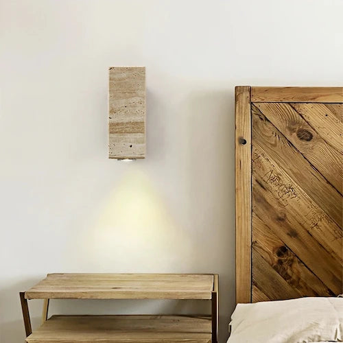 Warm White (2700-3500K) Stone Wall Sconce — product view 2