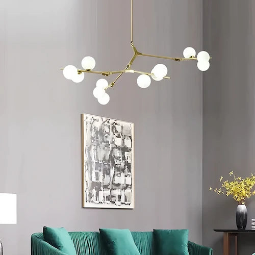 Golden 12 heads I Pendant Light — product view 5