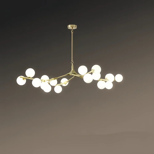 Golden 18 heads I Pendant Light — product view 6
