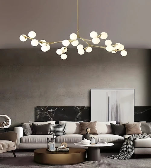 Golden 24 heads I Pendant Light — product view 7