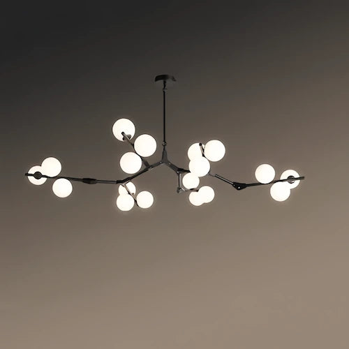 Black 18 heads I Pendant Light — product view 8