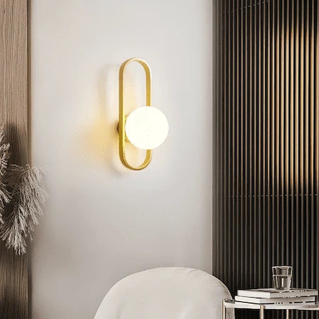 A Gold A Wall Sconce — product view 2