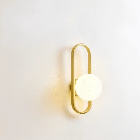 A Gold A Wall Sconce — product view 7