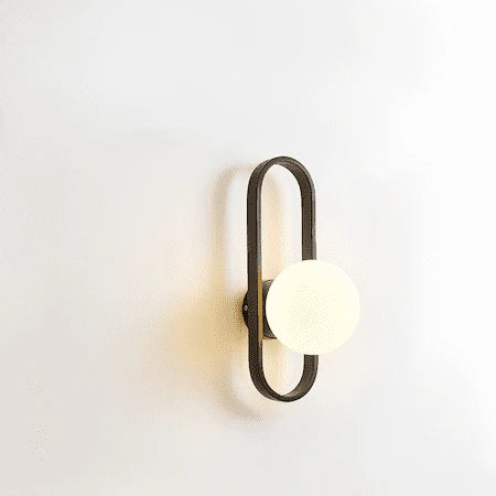 A Black A Wall Sconce — product view 8