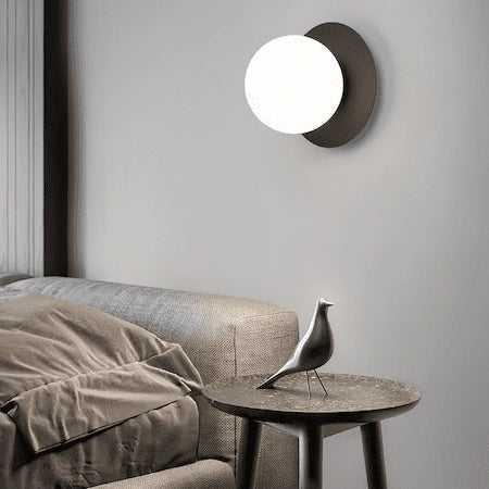 Black Painted Wall Sconce — product view 2