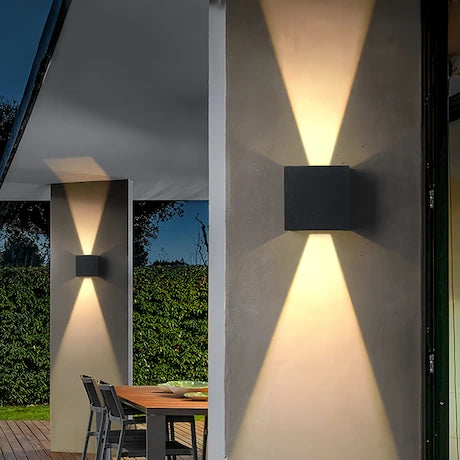 Black Outdoor IP65 Wall Sconce — product view 3