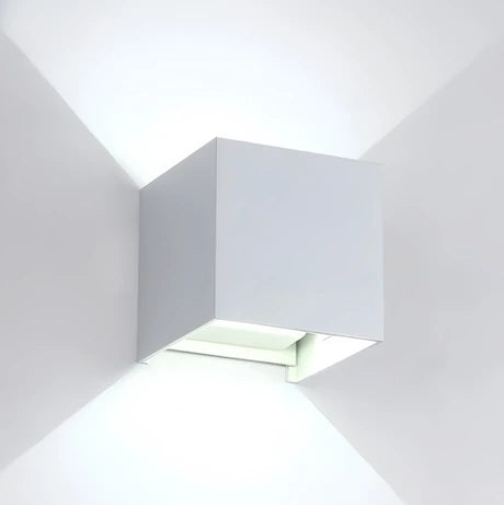White Outdoor IP65 Wall Sconce — product view 9