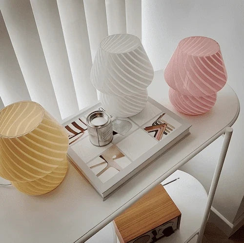 Glass Stone Table Lamp — product view 3