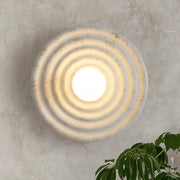 Beige Glass Wall Sconce — product view 1