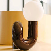 Burgundy Table Lamp — product view 1