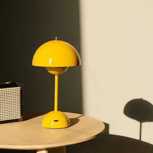 Yellow Acrylic Table Lamp — product view 5