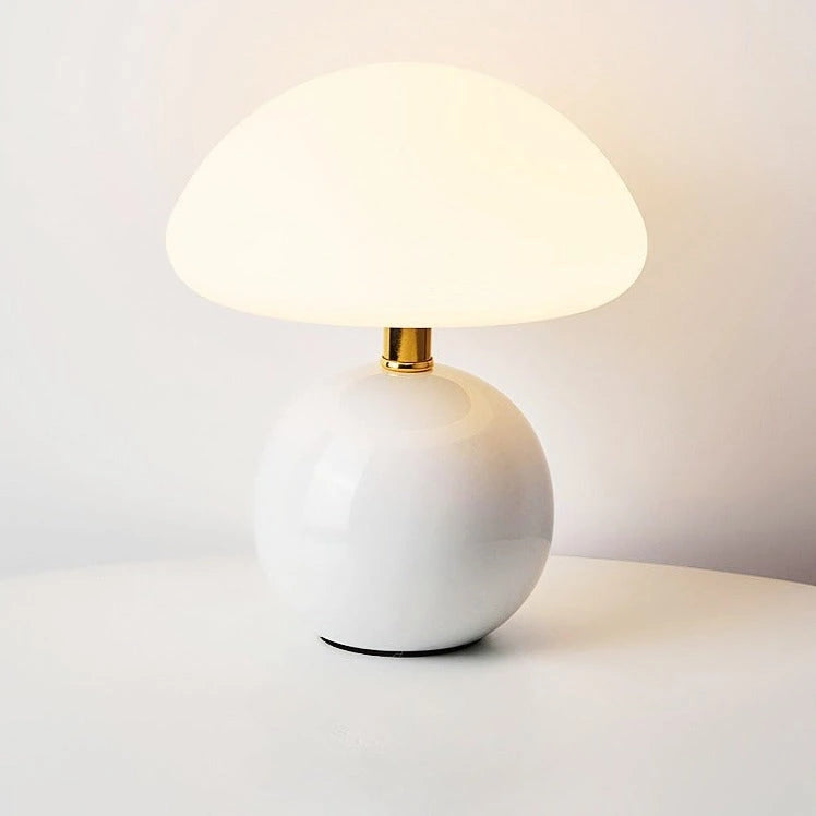 White Ceramic Table Lamp — product view 7