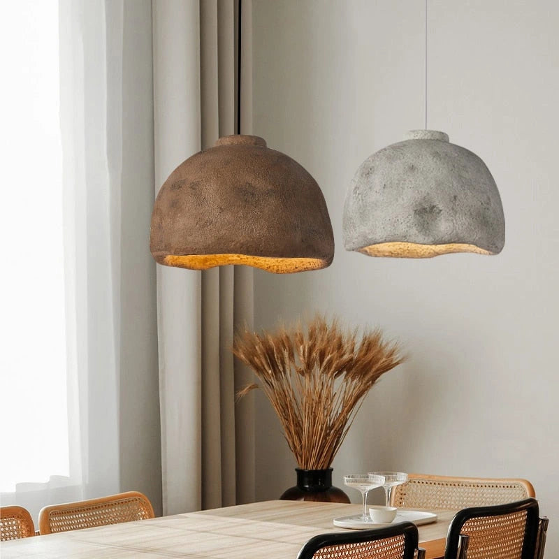 Grey-D45cm/ 17.71‘’ resin Pendant Light — product view 2