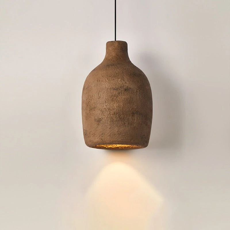 Brown-D35cm/ 13.77‘’ resin Pendant Light — product view 4