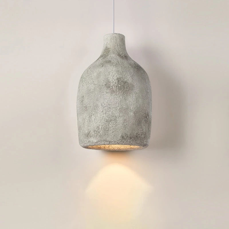 Grey-D30cm/ 11.81‘’ resin Pendant Light — product view 6
