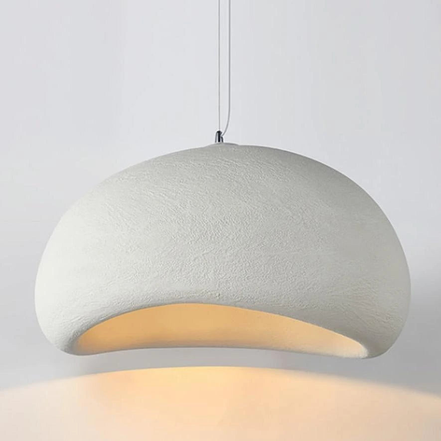 B - White Resin Pendant Light — product view 7