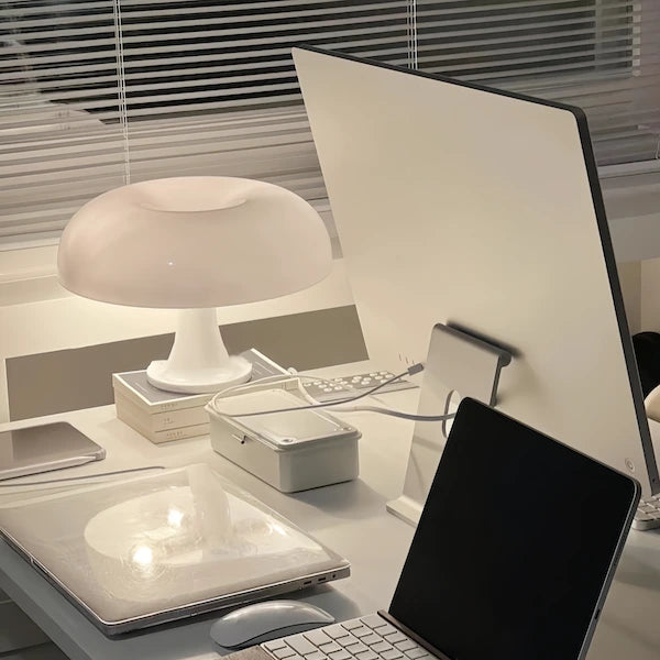 White Acryl Table Lamp — product view 12