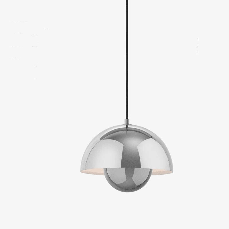 Silver Iron Pendant Light — product view 9