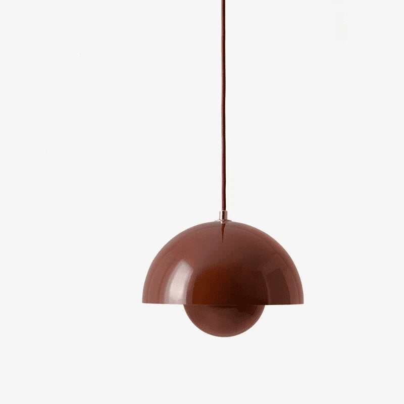 Maroon Iron Pendant Light — product view 10