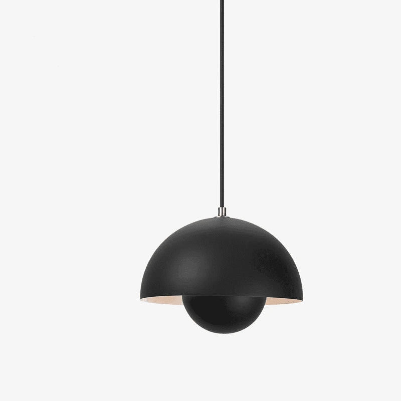 Matte Black Iron Pendant Light — product view 11