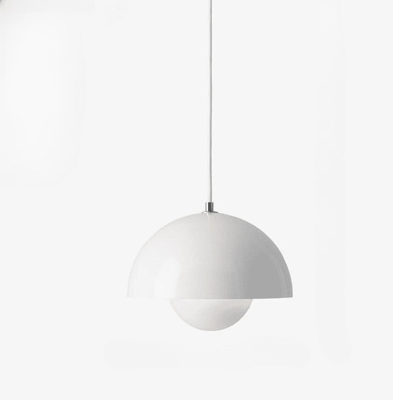 Bright White Iron Pendant Light — product view 13