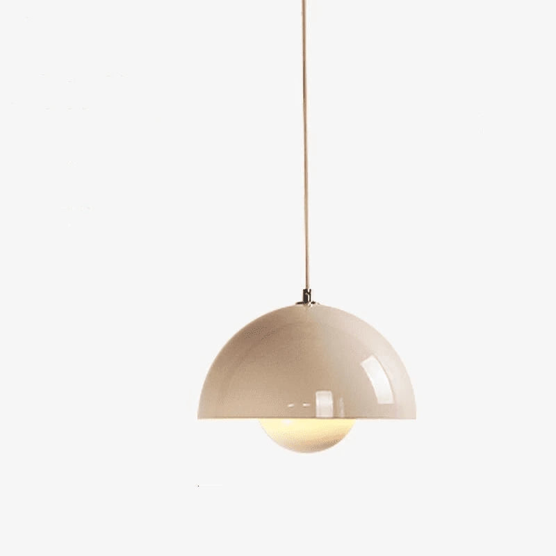 Cream Iron Pendant Light — product view 14