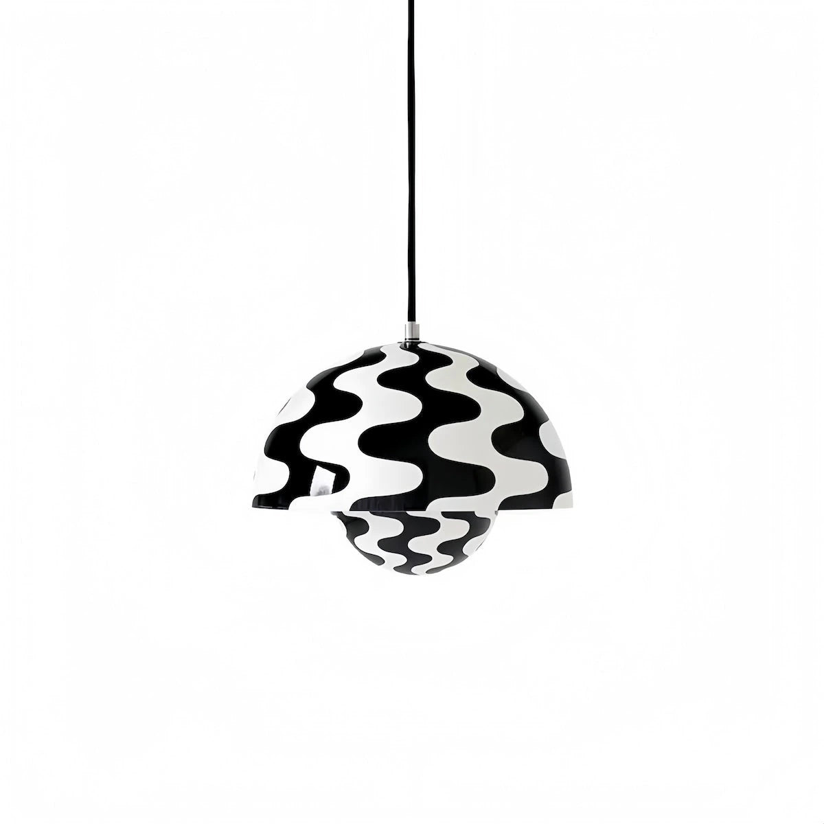 Black and White Iron Pendant Light — product view 15