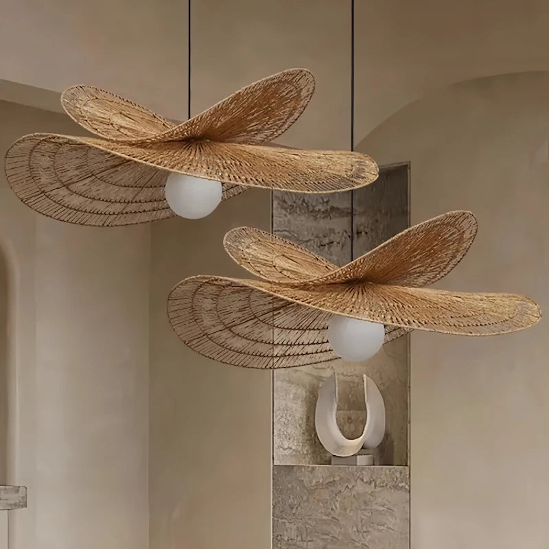 Wicker Pendant Light — product view 2