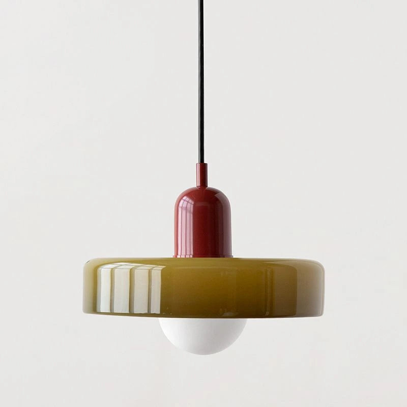 Red Glass Pendant Light — product view 7