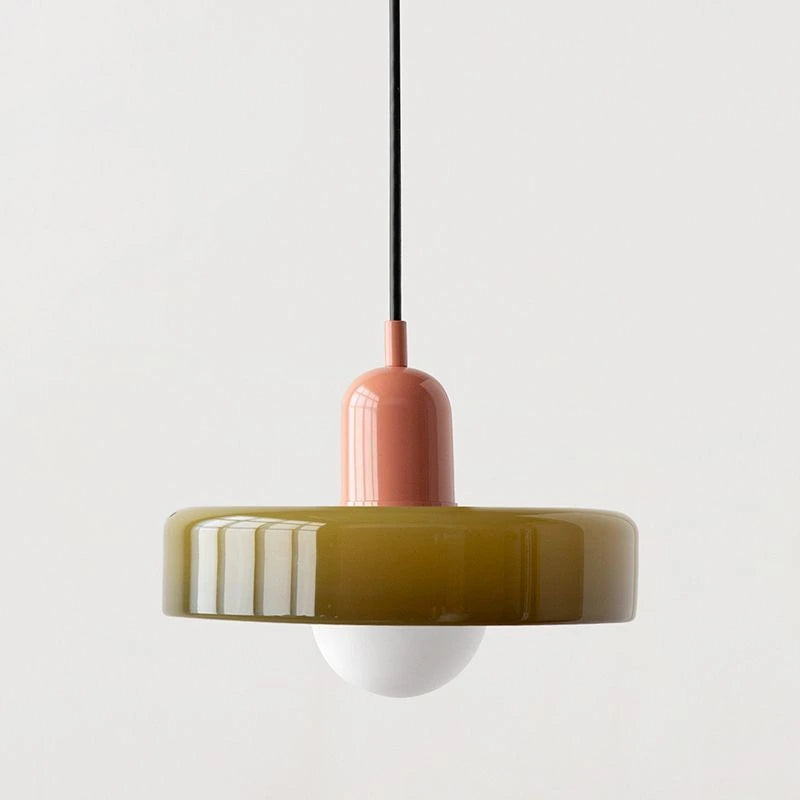 Pink Glass Pendant Light — product view 16