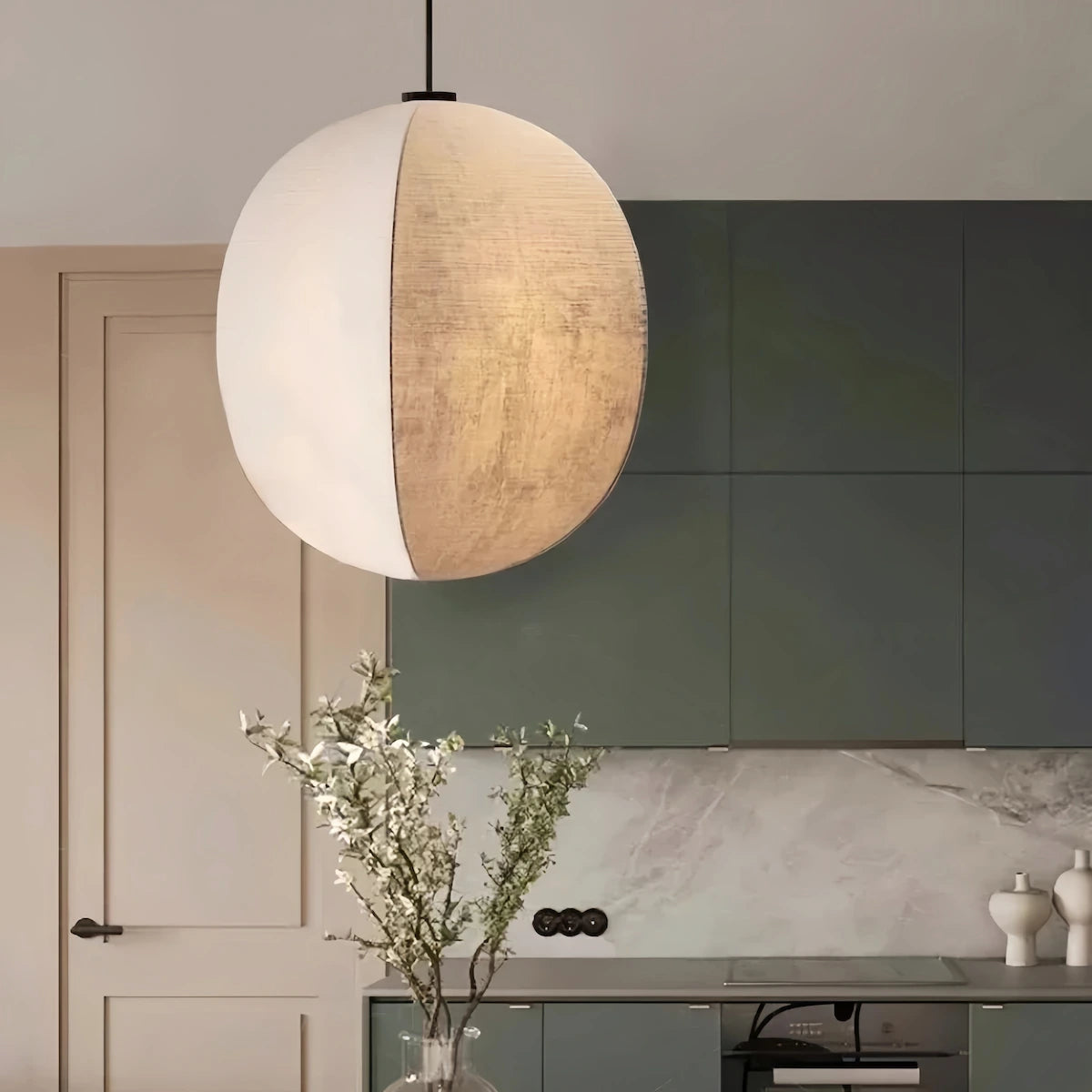 Linen Pendant Light — product view 2