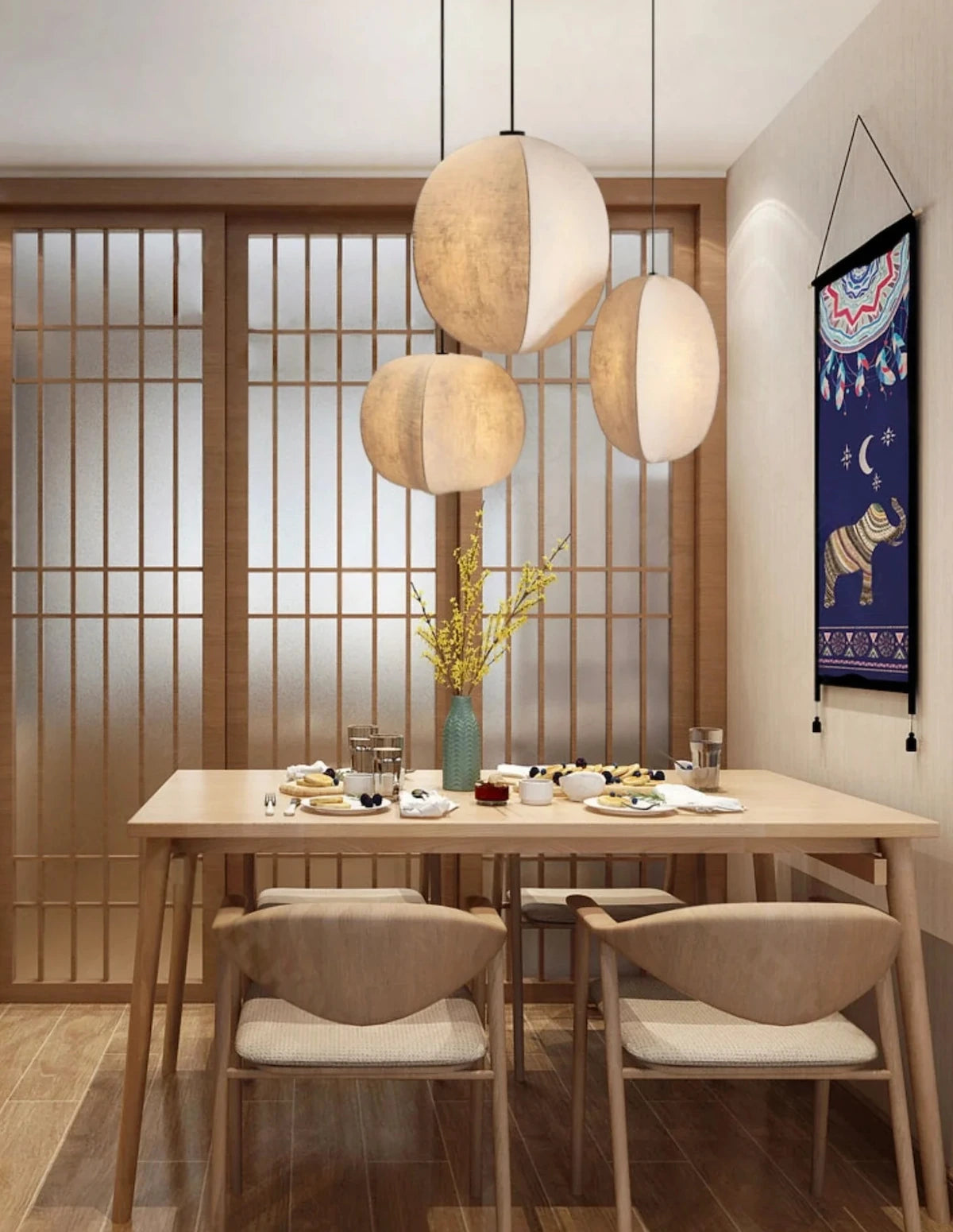 Linen Pendant Light — product view 5