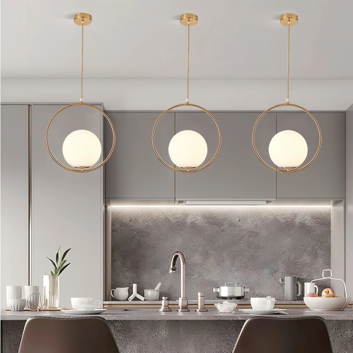 Iron Pendant Light — product view 1