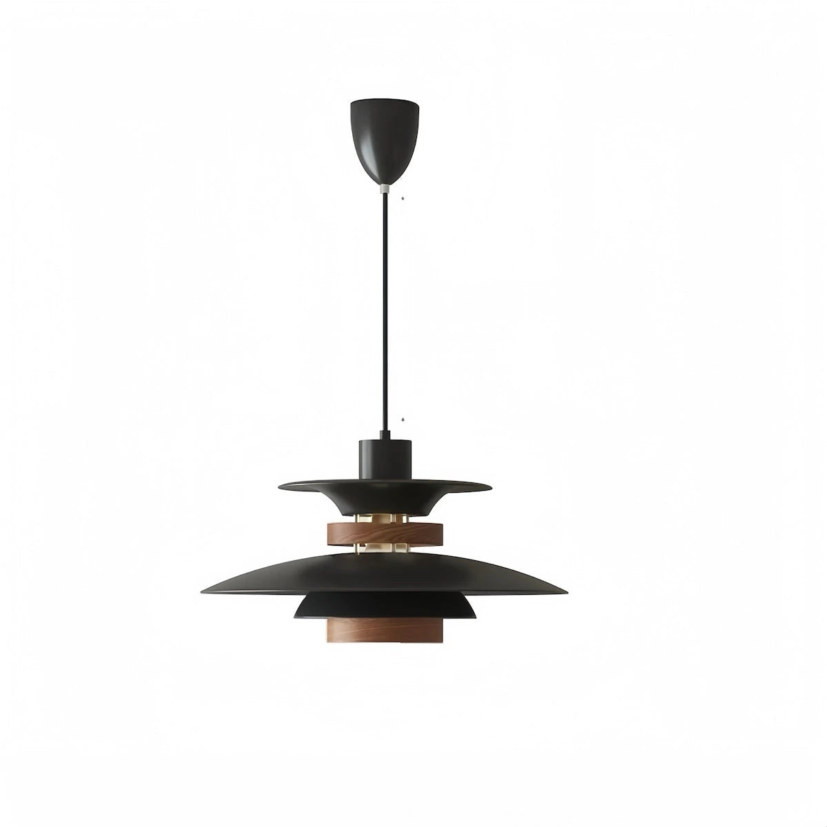 Black A Pendant Light — product view 3