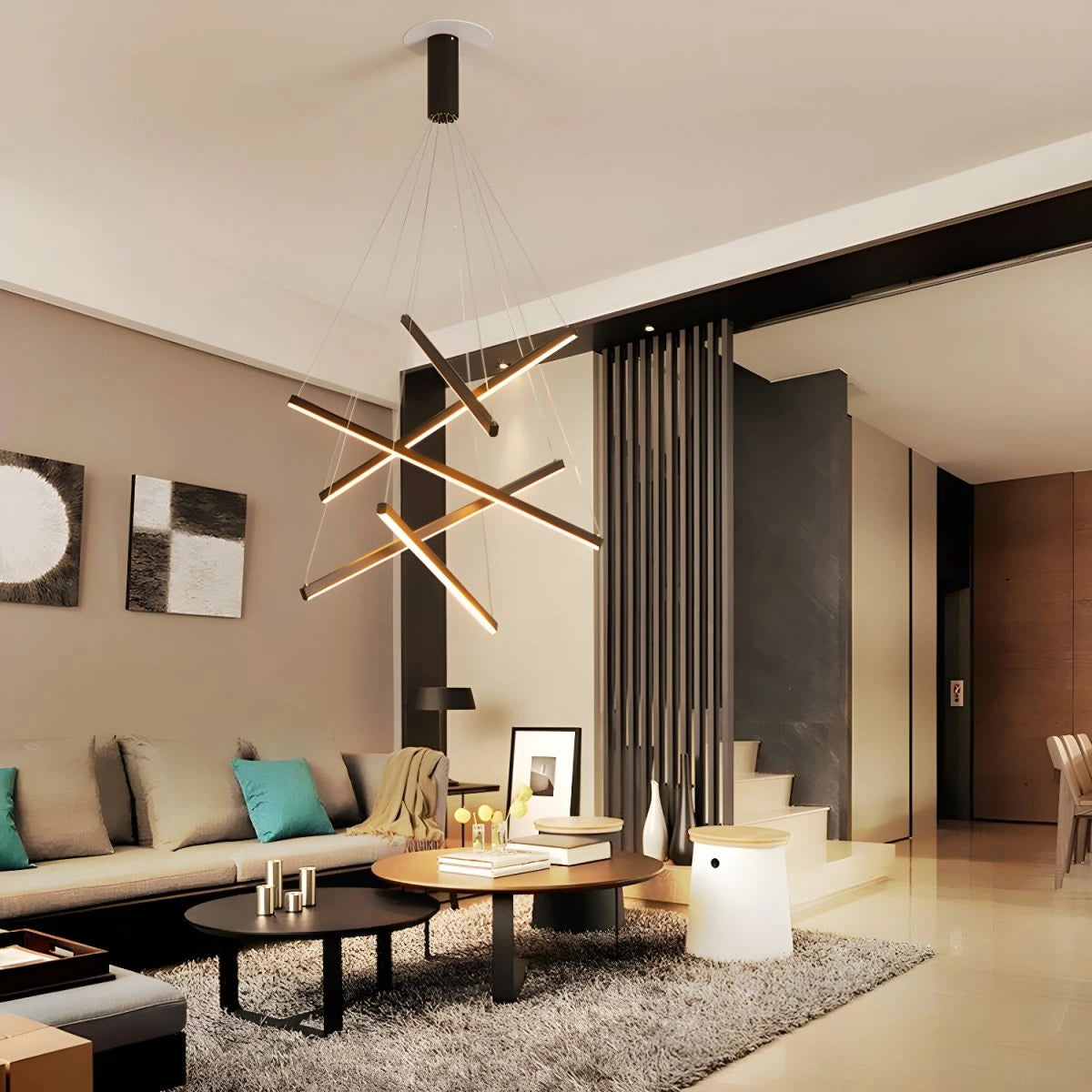 White Light Pendant Light — product view 3