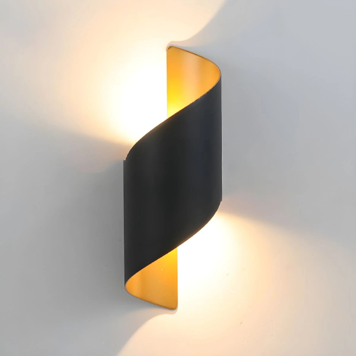 Black/Gold Wall Sconce — product view 8