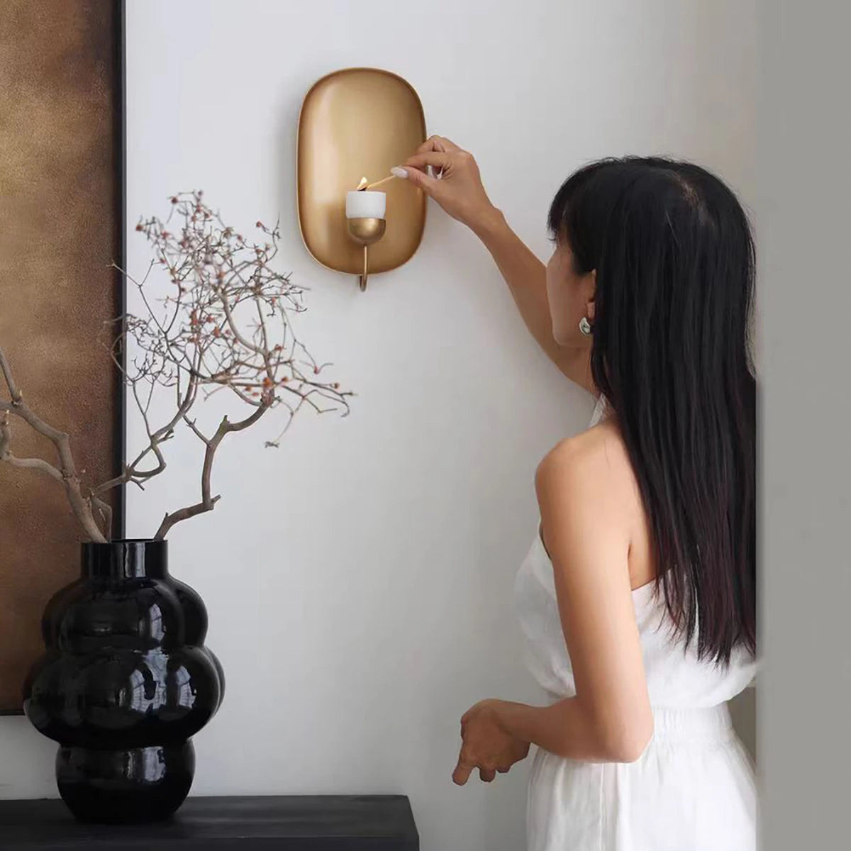Iron Wall Sconce — product view 4