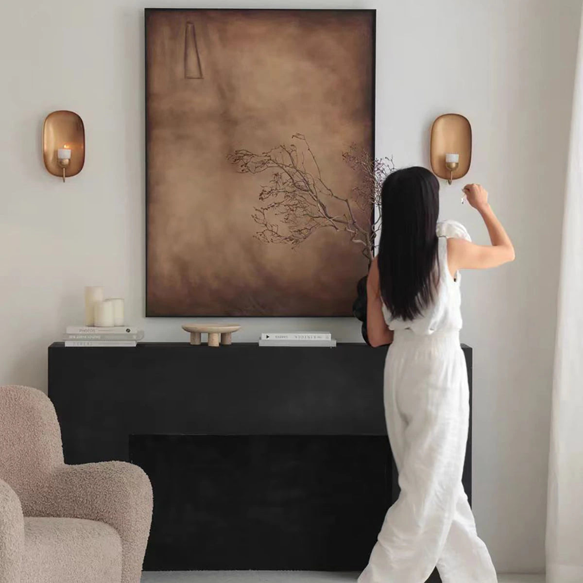 Iron Wall Sconce — product view 5