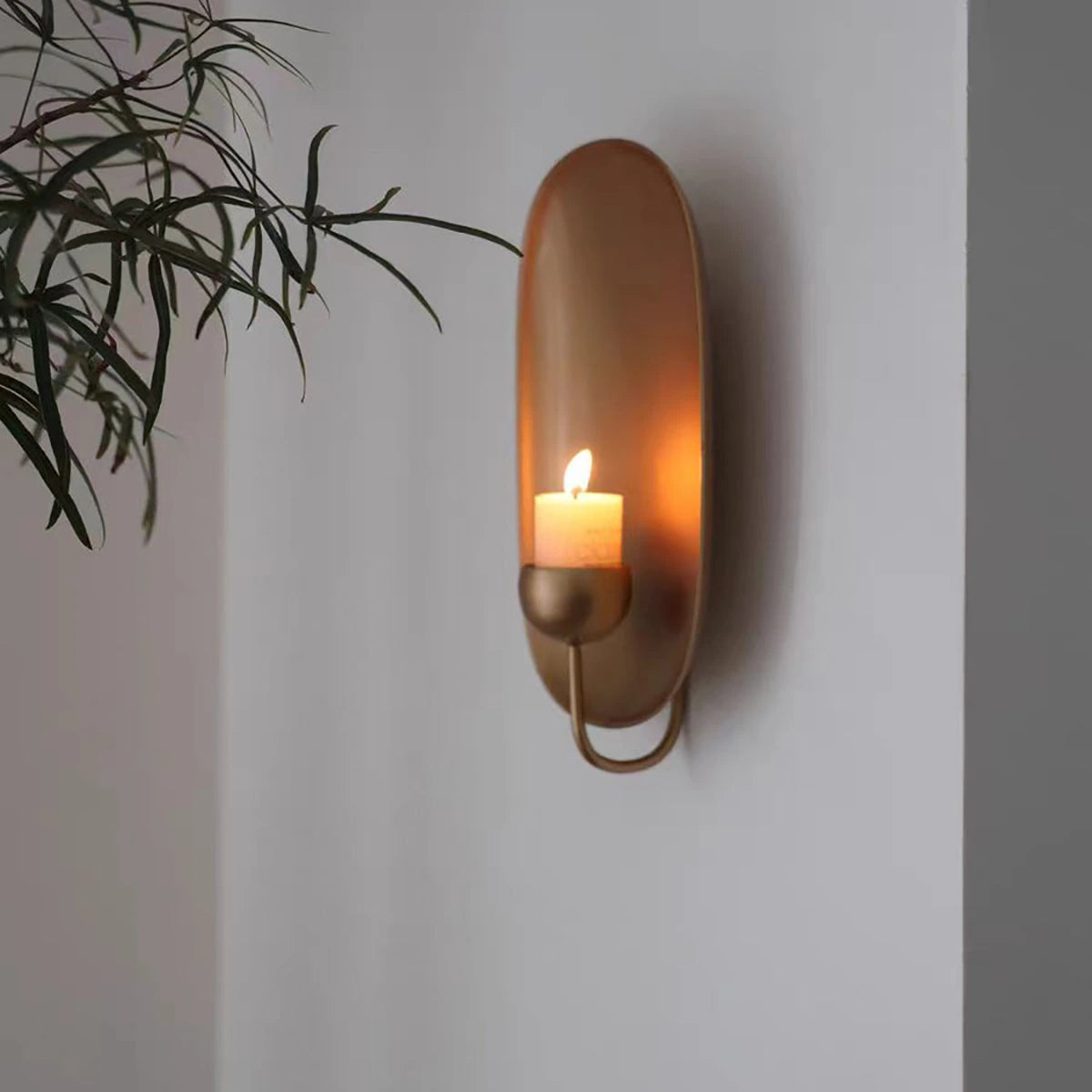 Gold Iron Wall Sconce — product view 8