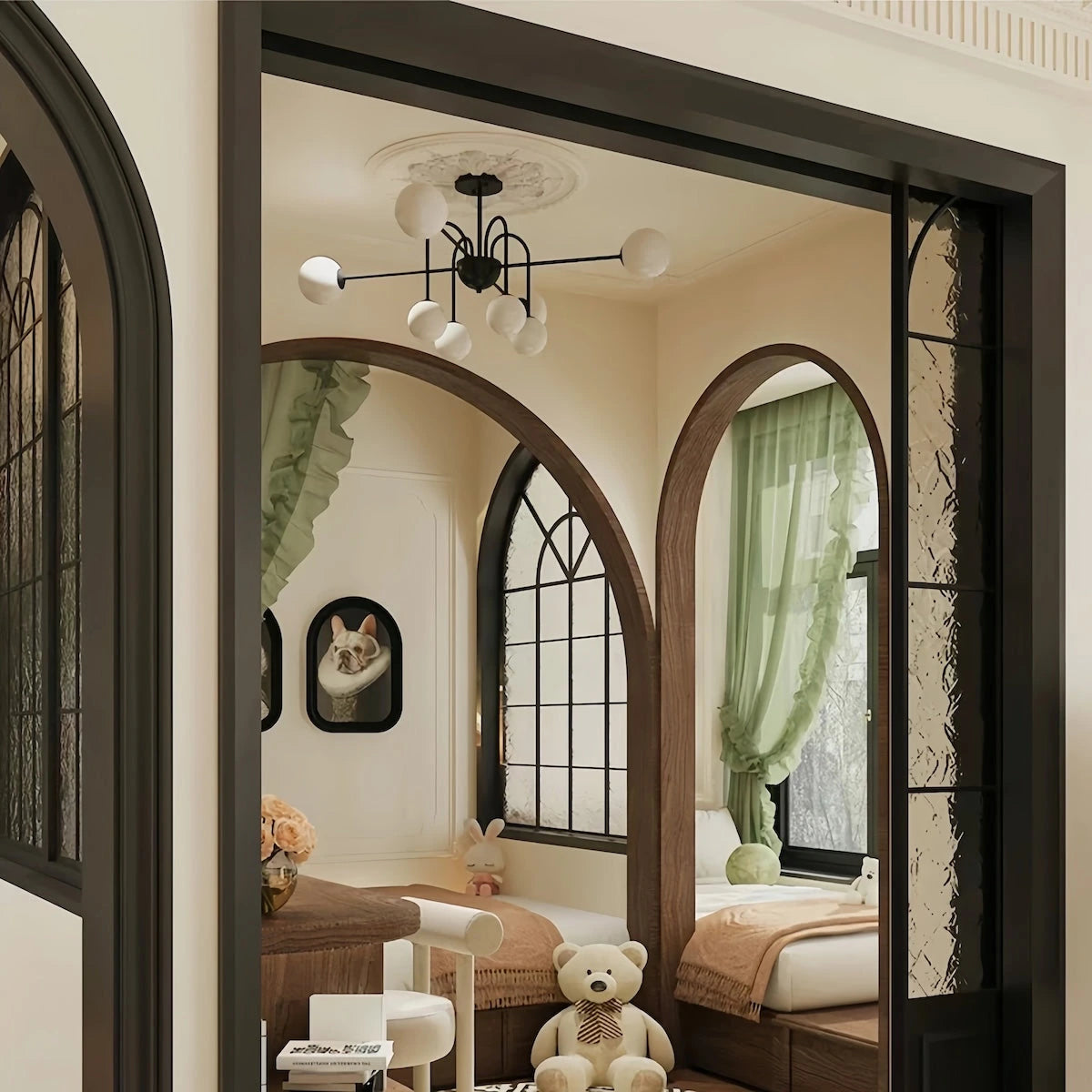 Wrought iron Pendant Light — product view 3