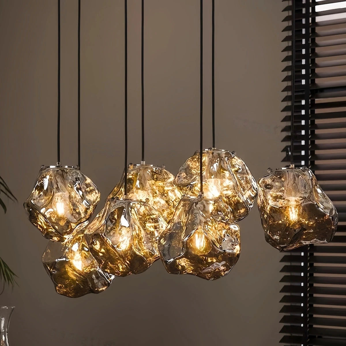 Metal + Glass Pendant Light — product view 1