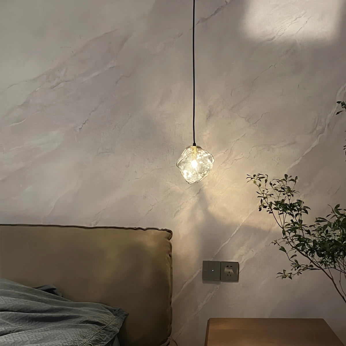 Metal + Glass Pendant Light — product view 2