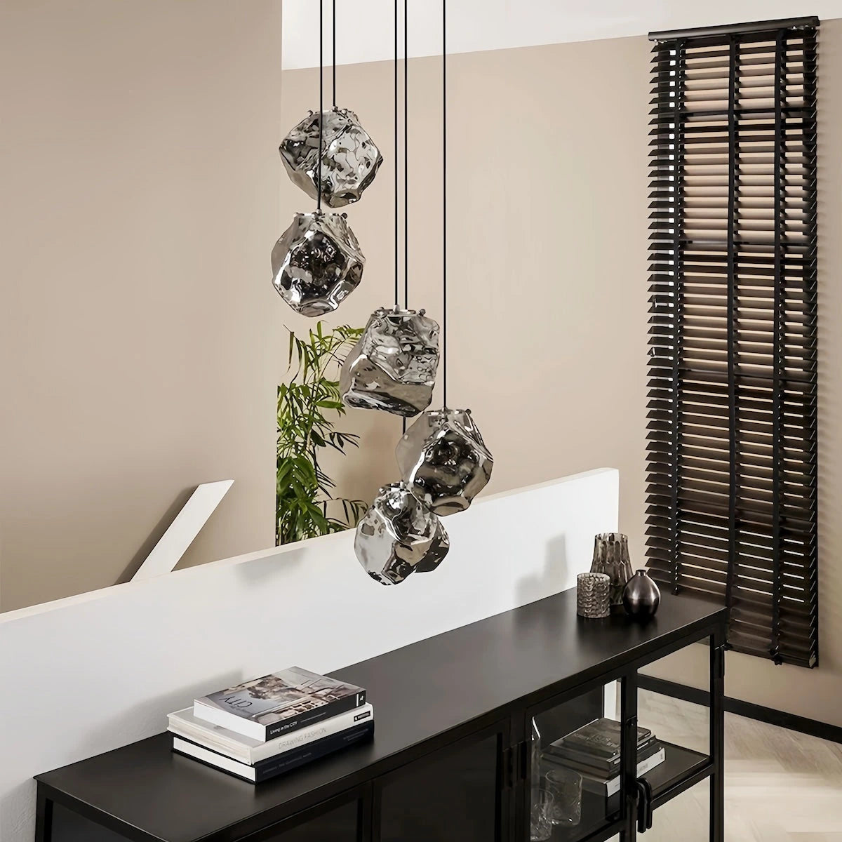 Metal + Glass Pendant Light — product view 4