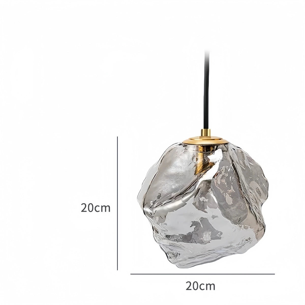 Metal + Glass Pendant Light — product view 7